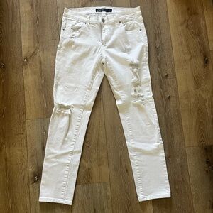 Just USA Women's White Skinny Jeans